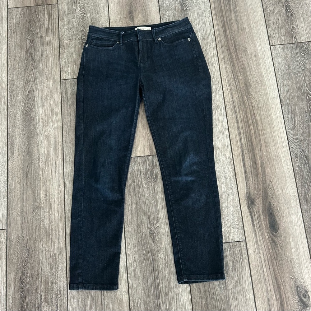 J. Jill Dark denim  Blue Ankle Jeans - Picture 2 of 10